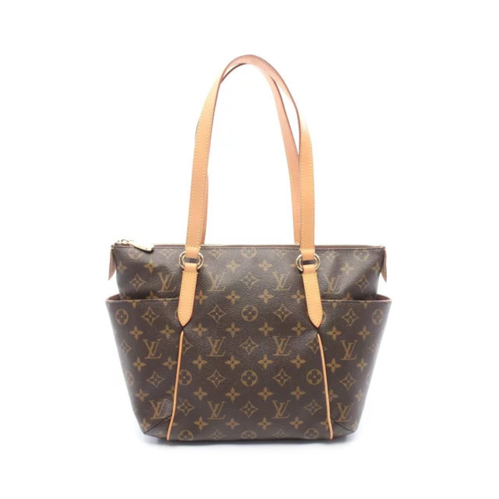 Louis Vuitton Totally Tote Bag Canvas Leather Monogram Brown